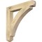 Ekena Millwork Thorton Craftsman Rough Sawn Bracket, Douglas Fir, 4"W x 28"D x 28"H BKT04X28X28THR04RDF - alternate 1